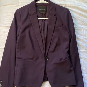 Banana republic fitted dark purple blazer, 4